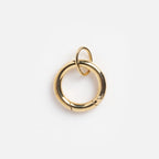 Solid Gold Charm Clip